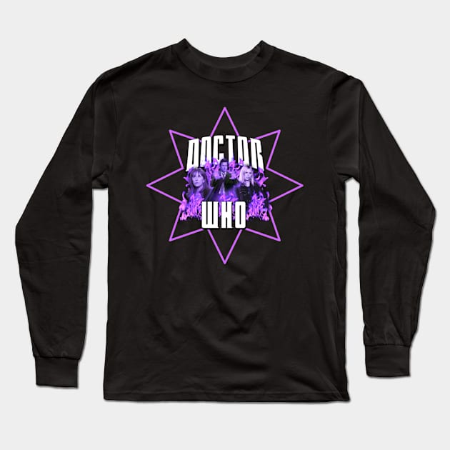 docror who squad fire design Long Sleeve T-Shirt by hot_issue